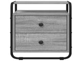 Bedside Cabinet Grey Sonoma 40 x 36.5 x 50 cm Engineered Wood 8007629