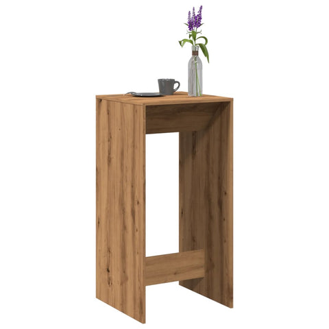 ZNTS Bar Table Artisan Oak 51x50x103.5 cm Engineered Wood 854426