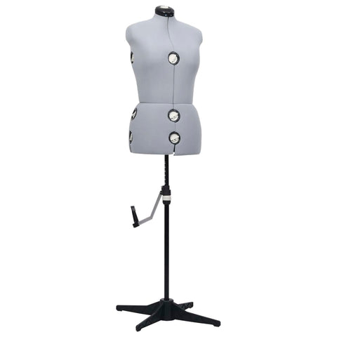 Adjustable Dress Form Female Grey M Size 40-46 288486