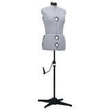 288486 Adjustable Dress Form Female Grey M Size 40-46