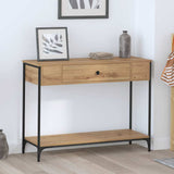 Console Table Artisan Oak 100 x 34.5 x 75 cm Engineered wood 883511