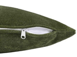 Cushion Cover 12 pcs HEERLEN Green 40 x 80 cm Microfiber Fleece 909996