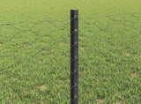 Welded Wire Fence 25 x 0.6 m PVC-Coated Steel Grey Mesh 3336852
