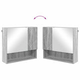 Mirror Cabinet Grey Sonoma 59 x 17 x 55 cm Engineered Wood 883370