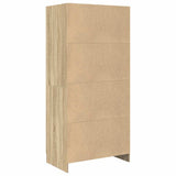 Wardrobe Sonoma Oak 82.5x51.5x180 cm Engineered Wood 803437