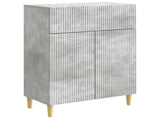 Sideboard Concrete Grey 66 x 34.5 x 90 cm Engineered Wood 894638