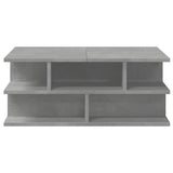 ZNTS Coffee Table Concrete Grey 70x70x29 cm Engineered Wood 840747