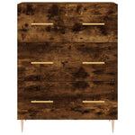 Highboard Smoked Oak 69.5x34x180 cm Engineered Wood 3195840