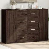 Sideboards 2 pcs Brown Oak 60x31x84 cm Engineered Wood 3276594
