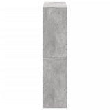 Bookcase Concrete Grey 100x33x135 cm Engineered Wood 3309387