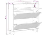 Shoe Cabinet ARNHEM 78 x 24 x 103 cm Engineered Wood 896661
