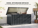 400L Galvanised Steel Garden Storage Box T3398P377594