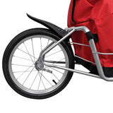 Bike Trailer One-wheel with Storage Bag 90621