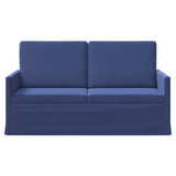 2 Seater Sofa Police Blue 150 x 81 x 82 cm Velvet 42041099