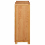 Cabinet with Shelf Brown 80 x 35 x 95 cm Solid Oak Wood 4106556
