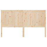 Bed Headboard 125.5x4x100 cm Solid Pine Wood 818080