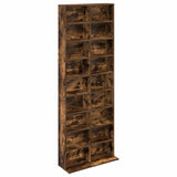CD Cabinet Smoked Oak 65 x 23.5 x 175 cm Engineered Wood 8012662
