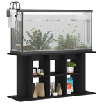 ZNTS Aquarium Stand Black 120x40x60 cm Engineered Wood 833592