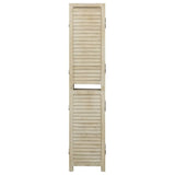 4-Panel Room Divider 140x165 cm Solid Wood Paulownia 338579