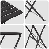 Folding Bistro Set 3 pcs Anthracite Steel 42002972
