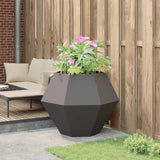 Planter Black 100 x 100 x 80 cm Steel 884024