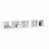 TV Wall Cabinet 2 pcs Gloss White 98 x 31 x 29.5 cm 892238