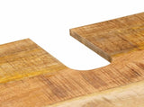 Bathroom Sets with Drawer with Shelf Natural Solid Mango Wood 3310103