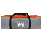 Family Tent with Roof Grey and Orange 500 x 400 x 230 cm 42028503