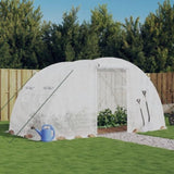 Greenhouse with Steel Frame White 8 m 4x2x2 m 364083