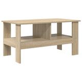Coffee Table Sonoma Oak 90 x 50 x 45 cm Engineered Wood 8000254