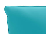 1-Piece Back Cushion PUTTEN 100% Polyester Turquoise 947048