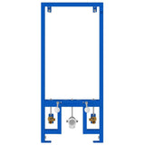 Bathroom Wall Support Height Adjustable Blue 50 x 3 x 112 cm 4106573