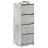 Sideboard Concrete Grey 37.5x35x99 cm Engineered Wood 861700