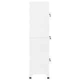 Locker Cabinet White 38x45x180 cm Steel 339780