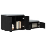 Storage Cabinet 2 pcs Black Oak 108 x 41 x 40 cm 866668