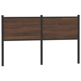 Replace Headboard Brown Oak 140 cm Engineered Wood and Steel 4007798