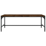 Coffee Table Smoked Oak 100x50x35 cm Engineered Wood 819389