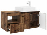 Bathroom Furniture Set 2 pcs Old Wood Engineered Wood 3404052