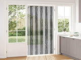 Insect Curtain Chenille Grey and Black 90 x 220 cm 100% PP 42034424