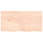 Table Top 120x60x cm Untreated Solid Wood Oak 3156312