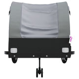 Bike Trailer Black and Grey 45 kg Iron 94154