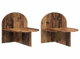 Bedside Table 2 pcs Old Wood 48 x 49 x 65 cm Engineered Wood 8001128