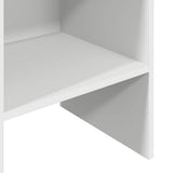 Book Cabinet White 40x35x180 cm Engineered Wood 803398