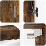 Bathroom Furniture Set TULUM 3 pcs Smoked Oak 60 x 34 x 63 cm 3398029