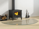 Fireplace Glass Plate Transparent 1200 x 600 mm Glass 353843