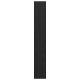 Book Cabinet 8-Tier 67 x 25 x 162 cm Engineered Wood Black Oak 869252