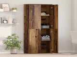 Highboard 70 x 33.5 x 180 cm Engineered Wood Old Wood 3365564