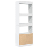 Highboard White 63x33x180 cm Engineered Wood 3309600
