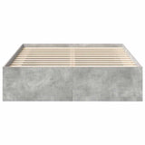 Bed Frame without Mattress Concrete Grey 160x200 cm 3203876
