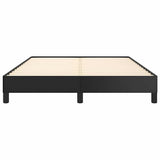 Bed Frame without Mattress Black 137x190 cm Full Faux Leather 346932